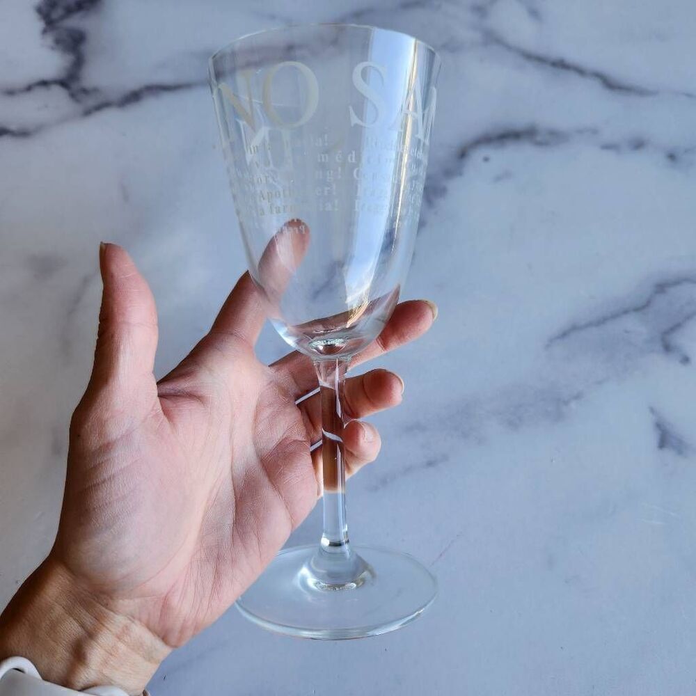 Foreign wine glass Voi Ker Albus Ritzenhoff clear doctor pharmacy